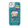 iLike Apple iPhone 15 Pro Cover in resina cartoon blu