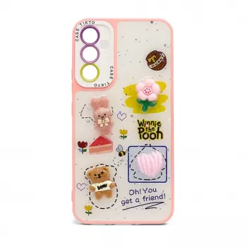 iLike Apple iPhone 15 Pro EPOXY CARTOON COVER Rosa