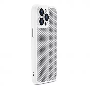 iLike Apple iPhone 15 Pro Cover NET PC bianco
