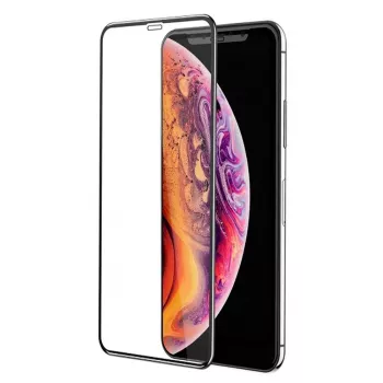 iLike Apple iPhone X/Xs Pellicola Protettiva in Vetro Temperato 3D Curved Edge Nero