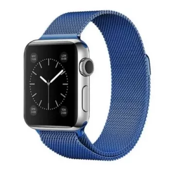 Cinturino magnetico iLike Magnetic Band Bracelet per Apple Watch 7 45mm blu