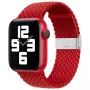 iLike Apple Watch 38/40/41mm cinturino in tessuto intrecciato rosso