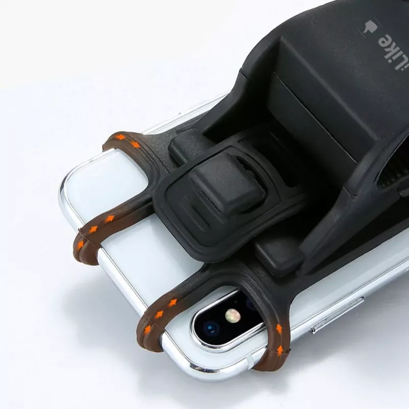 iLike Bike Holder IPH01BK nero - Supporto universale da manubrio per smartphone 4,0-6,5 inch