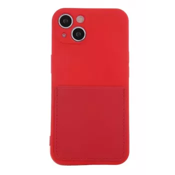 iLike Custodia portacarte per Samsung Galaxy A13 4G rosso