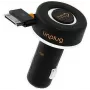 iLike CCU1000IPH Caricabatterie rapido compatto da auto per iPod iPhone 4 4S 30Pin 1A con cavo avvolgibile nero