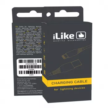 iLike Cavo di ricarica per dispositivi Lightning CCI01 Nero