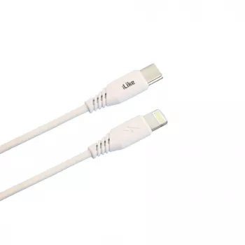 iLike Cavo di Ricarica Type-C a Lightning CTL01 Bianco
