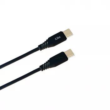 iLike Evelatus Cavo di ricarica USB-C a USB-C CTT01 nero 1m 60W
