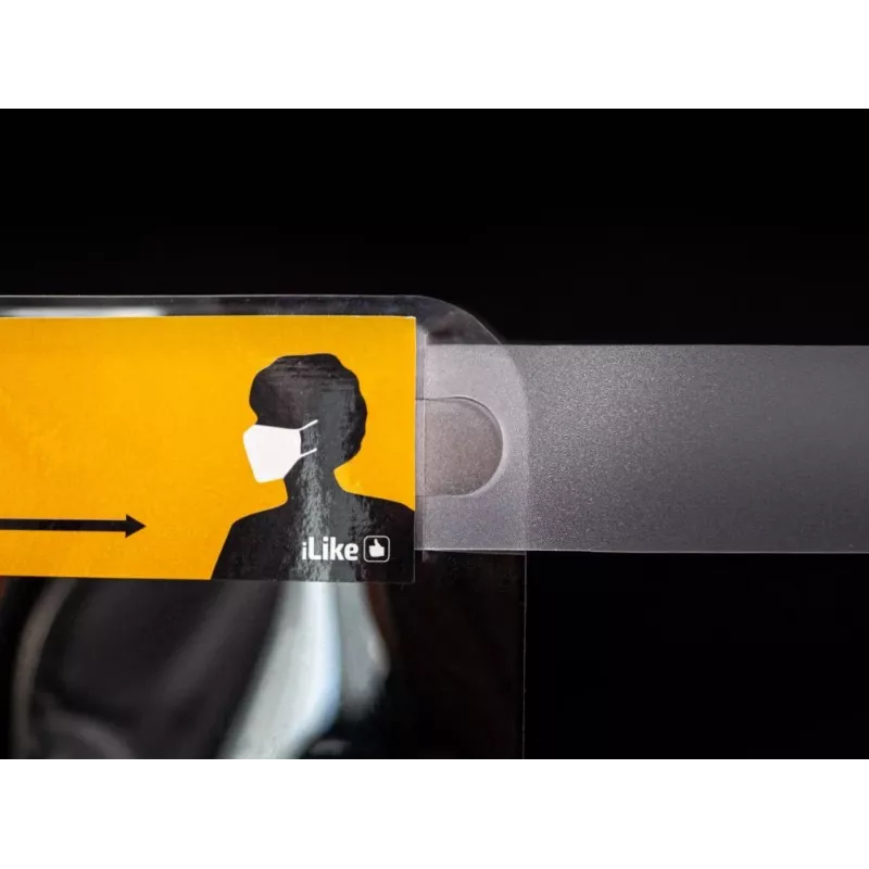 iLike Face Shield 0,3 mm con spugna