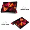 iLike Custodia stand tri-fold in pelle eco per Galaxy Tab A9 / A11 8.7 X110 rosa corallo