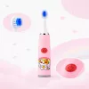 iLike Kids W3 spazzolino elettrico (a batteria) +3 testine rosa