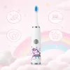 iLike Kids W3 spazzolino elettrico (a batteria) +3 testine bianco