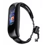 iLike Cinturino in metallo per Xiaomi Mi Band 6 / 5 / 4 / 3 nero