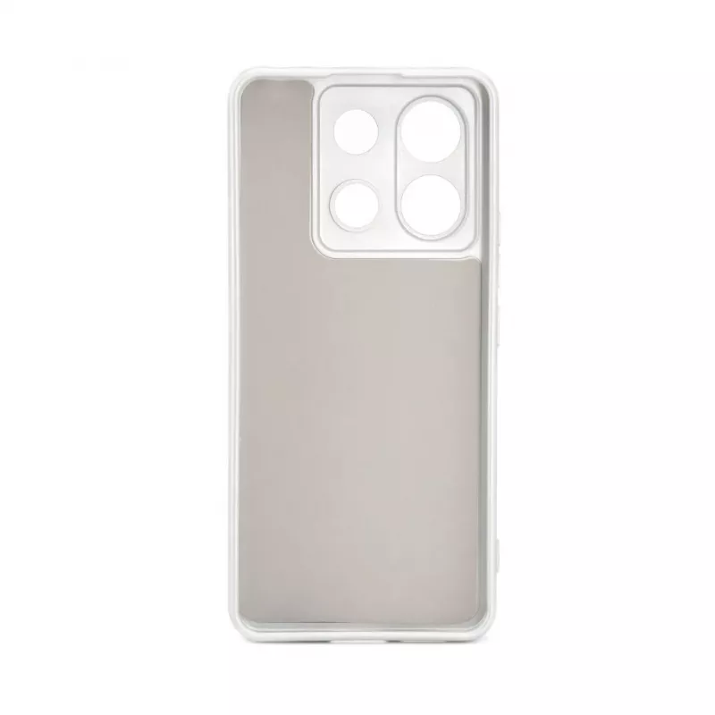 iLike Custodia Nano in silicone per Xiaomi Poco X6, argento