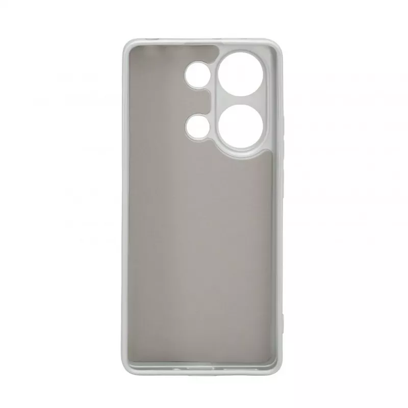 iLike Custodia in silicone Nano per Xiaomi Redmi Note 13 Pro 4G / Poco M6 Pro - Argento