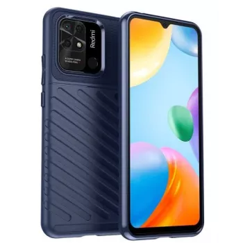 iLike Redmi 10C / Poco C40 Case Flexible Armored Cover blu