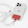 iLike Impugnatura universale rimovibile per telefono per cinghie, Rosso