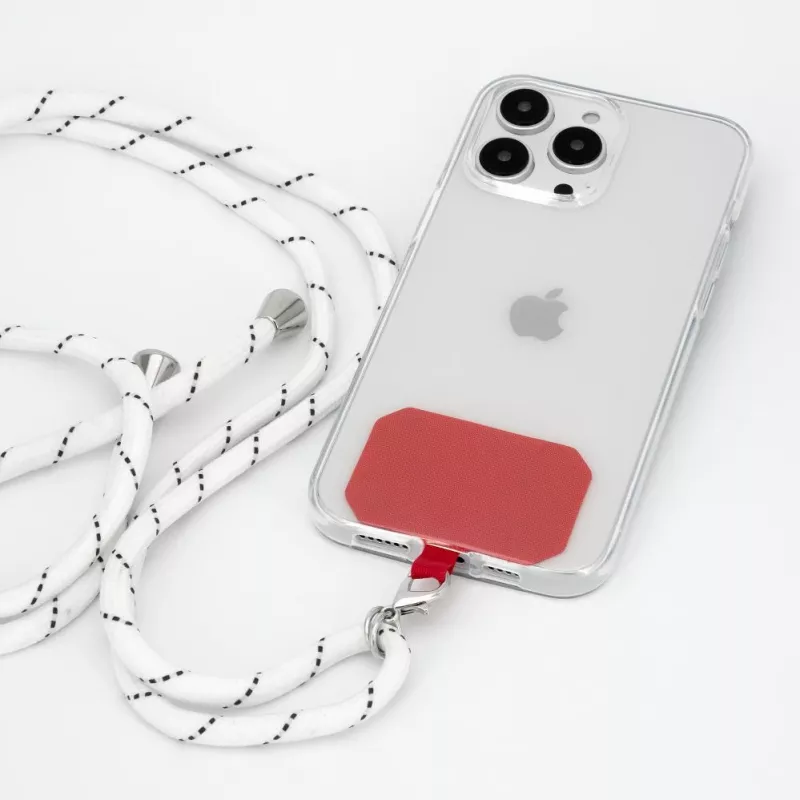 iLike Impugnatura universale rimovibile per telefono per cinghie, Rosso