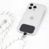 iLike Impugnatura universale rimovibile per telefono per cinturini, Nero