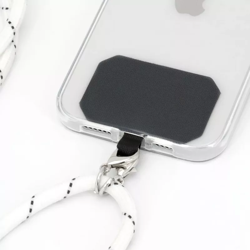iLike Impugnatura universale rimovibile per telefono per cinturini, Nero