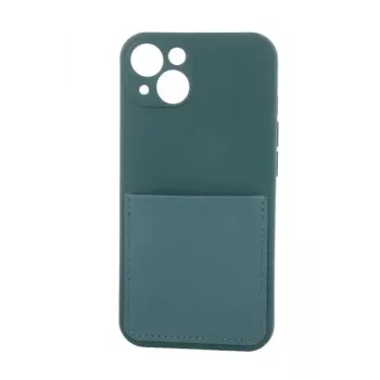 iLike Custodia portacarte per Samsung Galaxy A13 4G verde bosco
