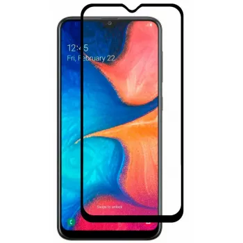 iLike Samsung Galaxy A10 Pellicola Protettiva in Vetro Temperato 2.5D Curved Edge - Cornice Nera Full Glue