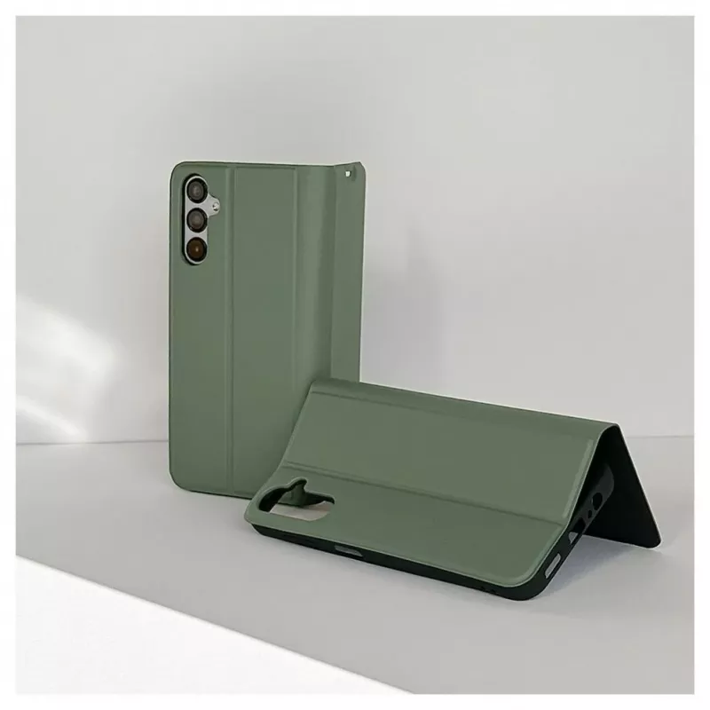 iLike Samsung Galaxy A14 5G custodia a libro slim verde scuro