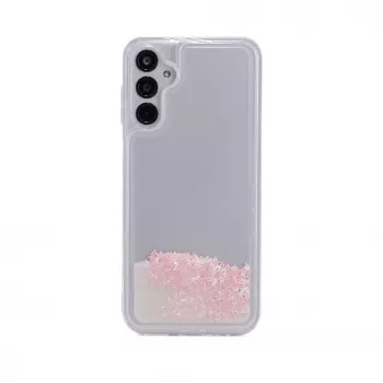 iLike Samsung Galaxy A14 5G Custodia in silicone Water Glitter rosa