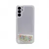 iLike Samsung Galaxy A14 5G Custodia in silicone Water Glitter Rainbow