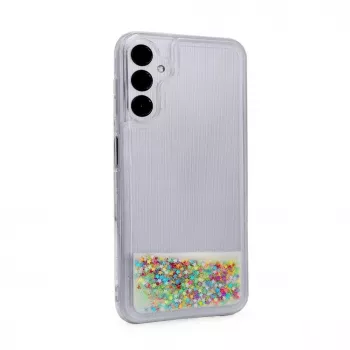 iLike Samsung Galaxy A14 5G Custodia in silicone Water Glitter Rainbow