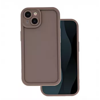 iLike custodia TPU Rim per Samsung Galaxy A15 4G / A15 5G marrone