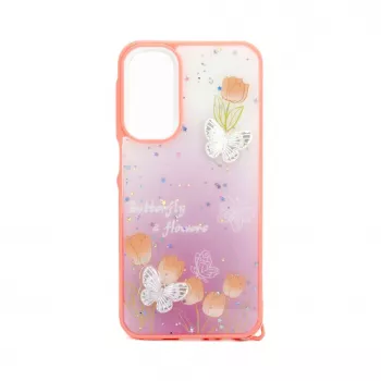 iLike Samsung Galaxy A15 Epoxy Cartoon Cover rosa chiaro