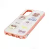 iLike Samsung Galaxy A15 Cover in resina cartoon bianco rosa
