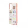 iLike Samsung Galaxy A15 Cover in resina cartoon bianco rosa