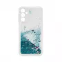 iLike Samsung Galaxy A15 Custodia in silicone Water Glitter Blu