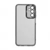 iLike Samsung Galaxy A15 Custodia trasparente e protezione fotocamera nera