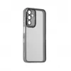 iLike Samsung Galaxy A15 Custodia trasparente e protezione fotocamera nera