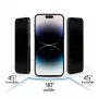 iLike Samsung Galaxy A17 5G Tempered Privacy Glass Screen Protector nero