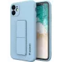 iLike Samsung Galaxy A22 5G Kickstand Case Silicone Stand Cover azzurro