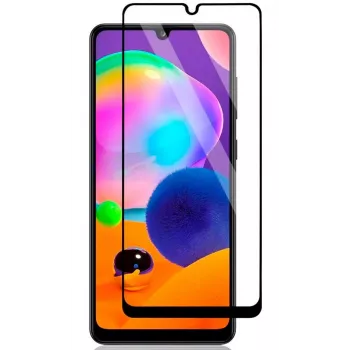 iLike Samsung Galaxy A31 Pellicola protettiva in vetro temperato 2.5D black frame full glue