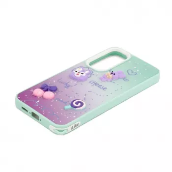 iLike Samsung Galaxy A35 Epoxy Cartoon cover menta