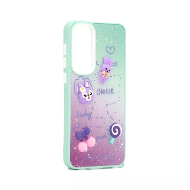 iLike Samsung Galaxy A35 Epoxy Cartoon cover menta