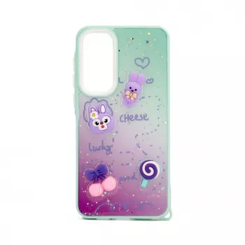 iLike Samsung Galaxy A35 Epoxy Cartoon cover menta