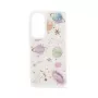 iLike cover Epoxy Cartoon bianca per Samsung Galaxy A35