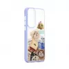 iLike Samsung Galaxy A35 Epoxy Cartoon cover bianco blu