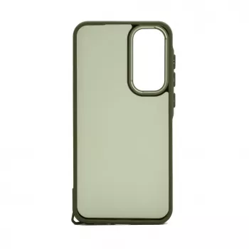 iLike Samsung Galaxy A35 Custodia ibrida in PC verde