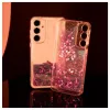 iLike Samsung Galaxy A35 custodia in silicone Water Glitter rosa