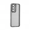 iLike Samsung Galaxy A35 Custodia trasparente con protezione fotocamera nera
