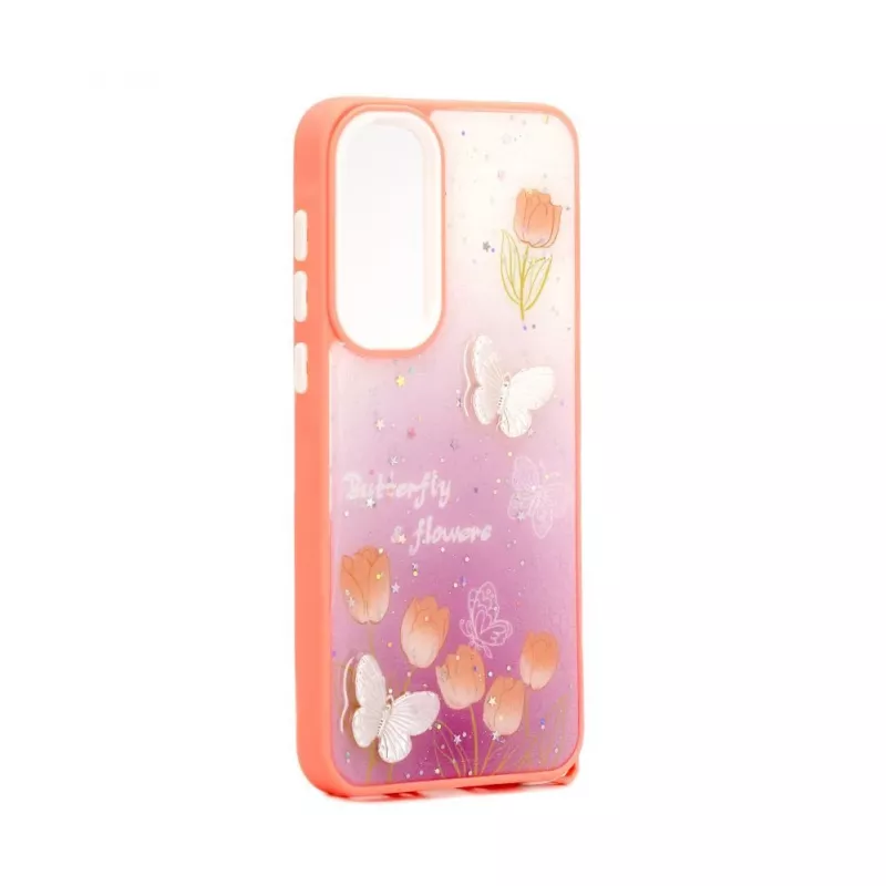 iLike cover Epoxy Cartoon rosa chiaro per Samsung Galaxy A55