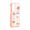 iLike cover Epoxy Cartoon bianco rosa per Samsung Galaxy A55